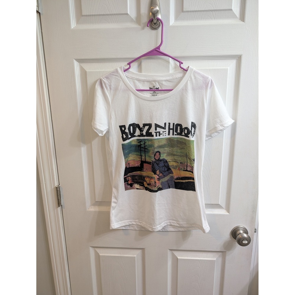 Boyz n the Hood Graphic T‎ Shirt White Film Movie Tee - Size L